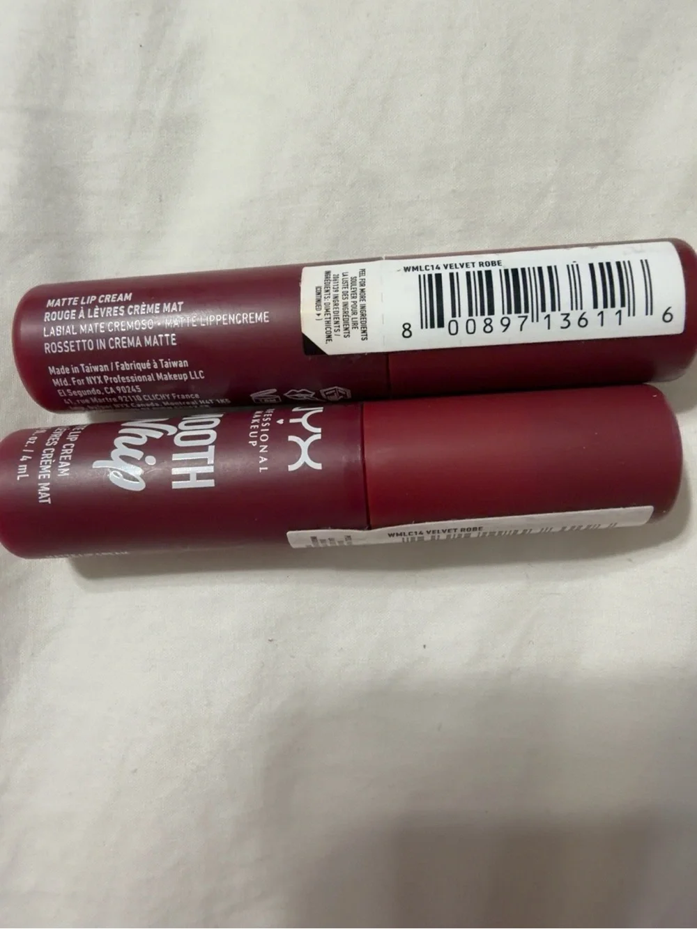 NYX Smooth Whip Matte Lip Cream - Deep Berry (Set of 2)